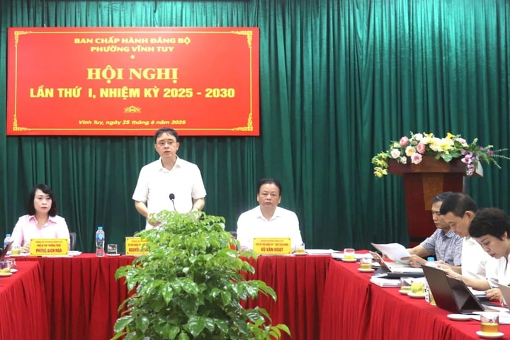 Phường Vĩnh Tuy (mới) vận hành thử nghiệm, rà soát kỹ lưỡng tổ chức bộ máy