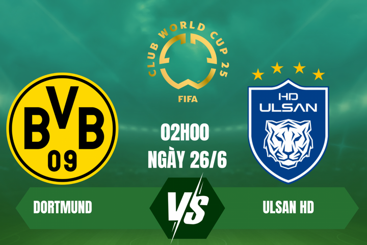 Dortmund vs Ulsan HD: Khẳng định sức mạnh, thẳng tiến vòng 16 đội