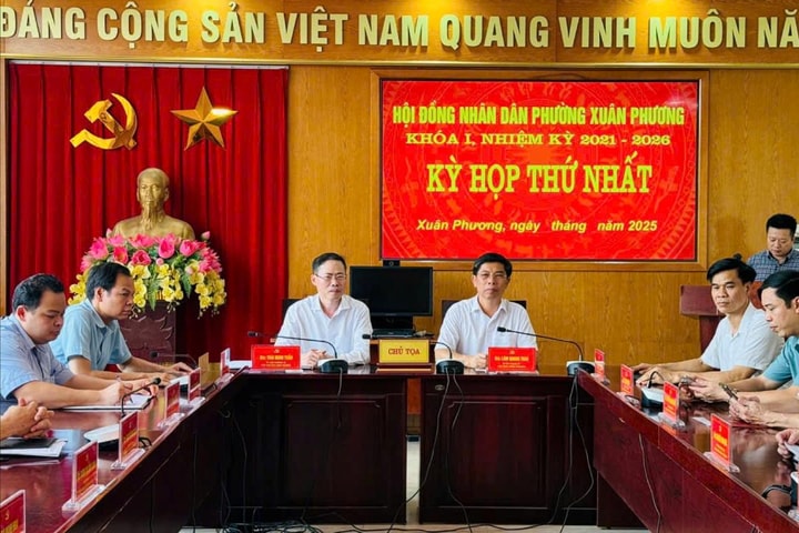 HĐND phường Xuân Phương (mới) tập trung cao độ vận hành mô hình mới