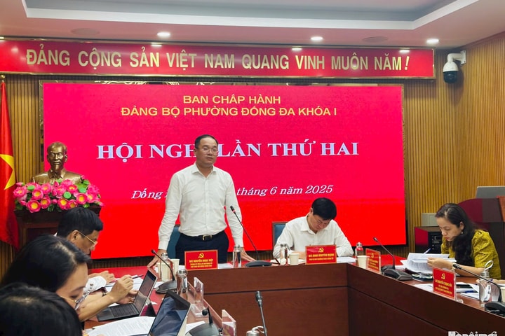 Ban Chấp hành Đảng bộ phường Đống Đa (mới) khóa I tổ chức Hội nghị lần thứ hai