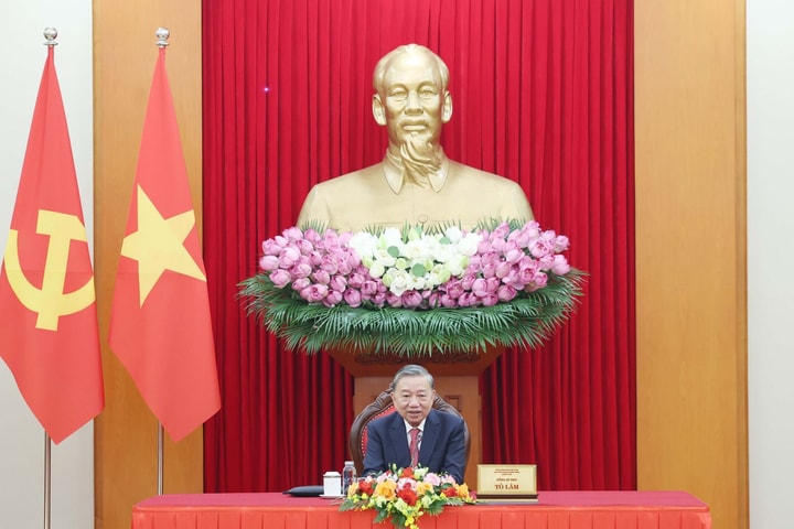 Tổng Bí thư Tô Lâm và Tổng thống Hoa Kỳ Donald Trump điện đàm
