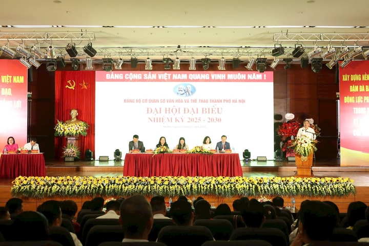 Đại hội Đảng bộ Sở Văn hóa và Thể thao thành phố Hà Nội nhiệm kỳ 2025 – 2030: Phấn đấu đưa Thủ đô trở thành trung tâm công nghiệp văn hóa của khu vực