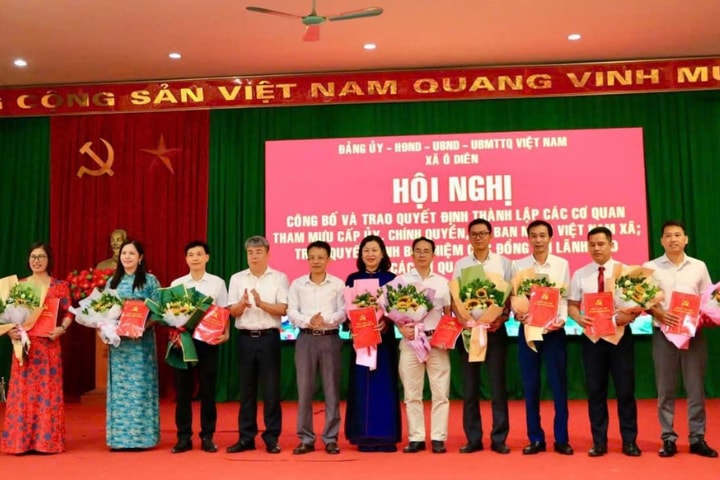Xã Ô Diên: Cán bộ, đảng viên bắt tay ngay vào thực hiện nhiệm vụ