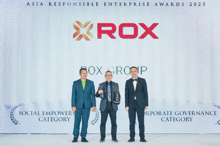 Sáng tạo trong quản trị và CSR, ROX Group được vinh danh tại AREA 2025