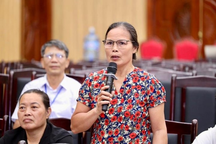 Cử tri xã Thanh Oai kiến nghị về việc chưa được cấp giấy chứng nhận quyền sử dụng đất nông nghiệp