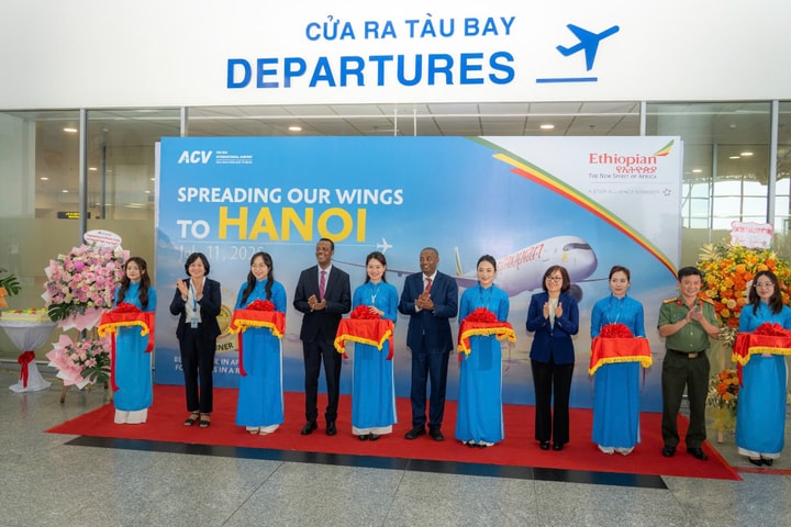 Cảng hàng không quốc tế Nội Bài đón chuyến bay kết nối Việt Nam và châu Phi