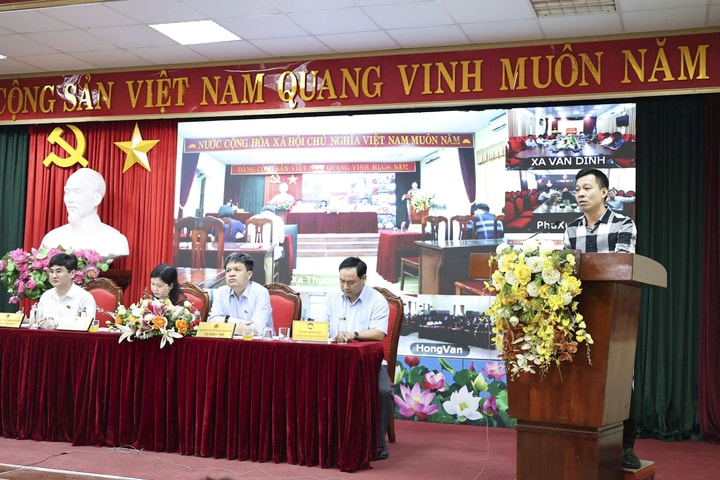 Cử tri xã Thường Tín kiến nghị đẩy nhanh thi công Dự án đường sắt tốc độ cao Bắc - Nam
