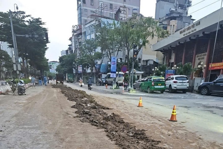 Xử lý nghiêm doanh nghiệp xây dựng tại phường Ngọc Hà, Giảng Võ gây mất vệ sinh môi trường