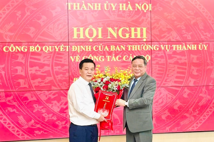 Đồng chí Lê Trung Kiên được phân công làm Phó Trưởng ban Tổ chức Thành ủy Hà Nội