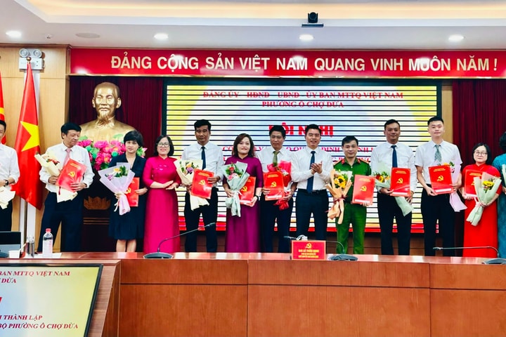 Triển khai kế hoạch tổ chức Đại hội đại biểu Đảng bộ phường Ô Chợ Dừa khóa I