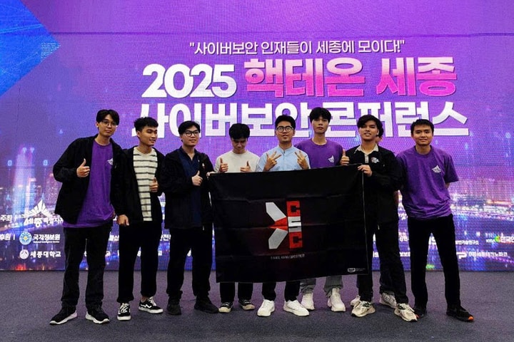 Sinh viên Việt Nam giành giải Nhất tại cuộc thi an ninh mạng quốc tế HackTheOn Sejong 2025