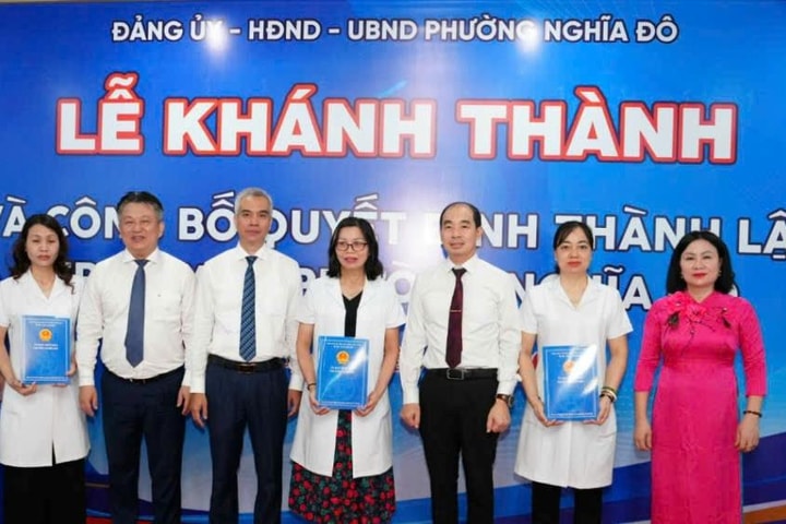Phường Nghĩa Đô khánh thành Trạm y tế phục vụ hơn 125.000 dân
