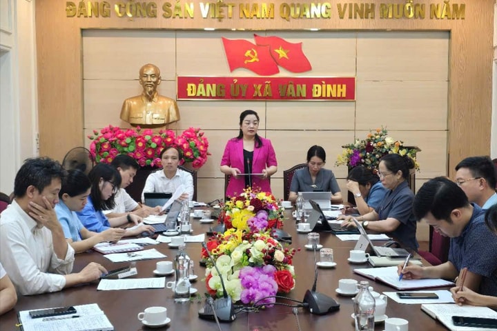 Xã Vân Đình góp ý vào dự thảo nghị quyết về quản lý đất đai