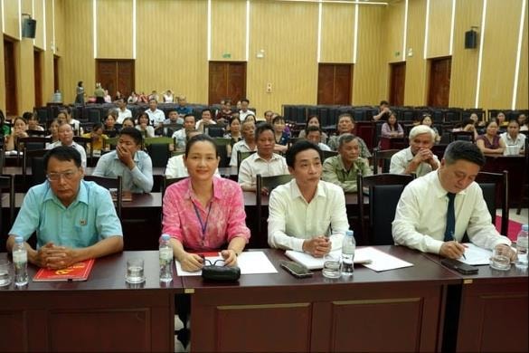 Ủy ban MTTQ Việt Nam xã Thanh Oai lấy ý kiến đóng góp vào Dự thảo văn kiện Đại hội Đảng bộ các cấp