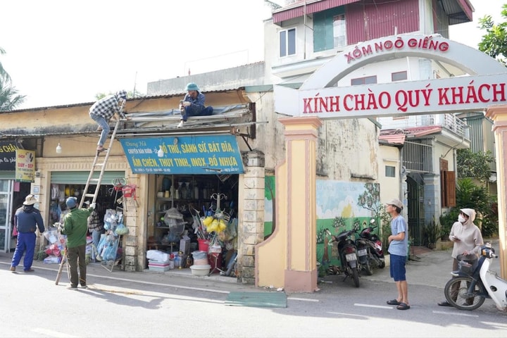 Xã Dương Hòa ra quân bảo đảm trật tự an toàn giao thông, văn minh đô thị