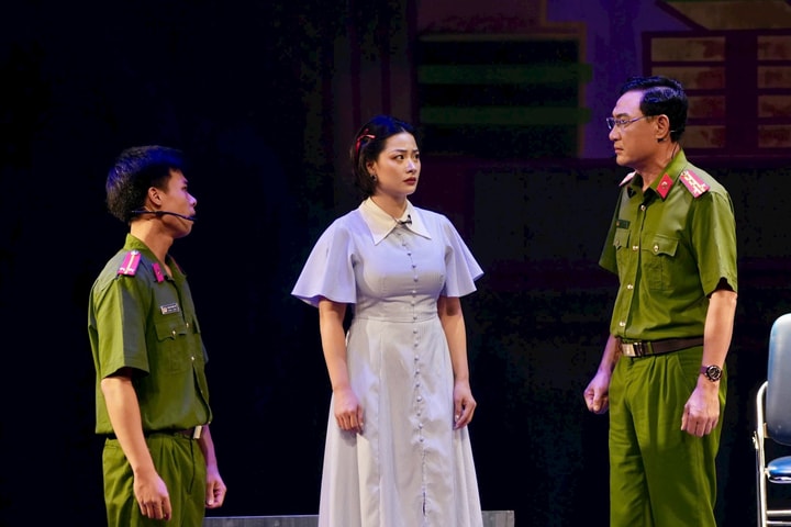 “Đối mặt” - vở kịch chân thực về sự quả cảm, trách nhiệm của lực lượng công an