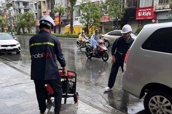 VNPT, MobiFone lên kế hoạch ứng phó với bão số 3 WIPHA