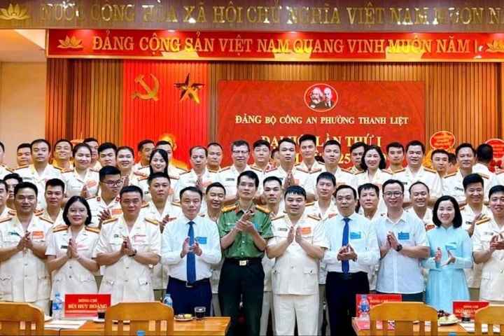 Đồng chí Nguyễn Hoài Sơn giữ chức vụ Bí thư Đảng bộ Công an phường Thanh Liệt