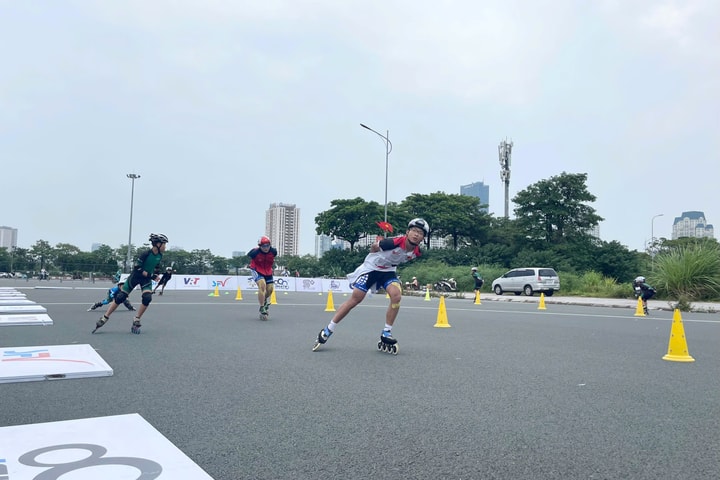 Gần 150 vận động viên tranh tài tại Giải Roller Sports Hà Nội mở rộng năm 2025