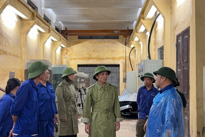 Xã Vân Đình chủ động ứng phó với bão số 3