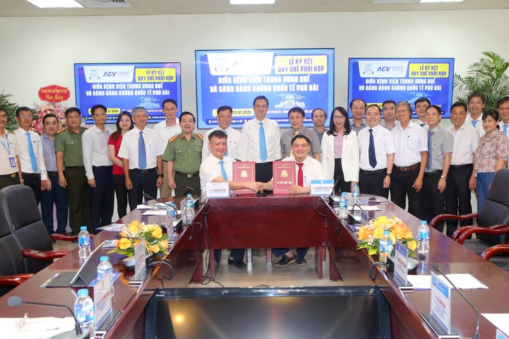 Hợp tác y tế khẩn cấp giữa Bệnh viện Trung ương Huế và Sân bay Phú Bài