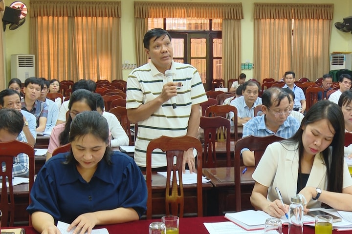 Đảng ủy xã Thường Tín tổ chức đóng góp ý kiến cho Văn kiện Đại hội Đảng bộ các cấp