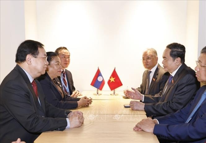 Chủ tịch Quốc hội Trần Thanh Mẫn gặp Phó Chủ tịch Quốc hội Lào
