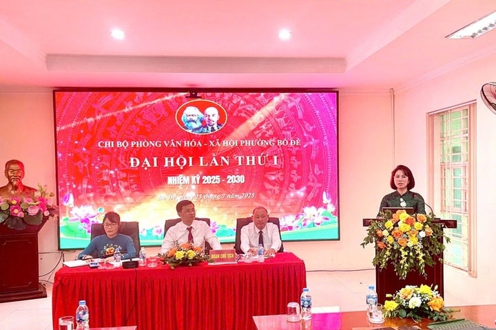 Phường Bồ Đề: Hoàn thành việc tổ chức đại hội cấp cơ sở trong tháng 7/2025