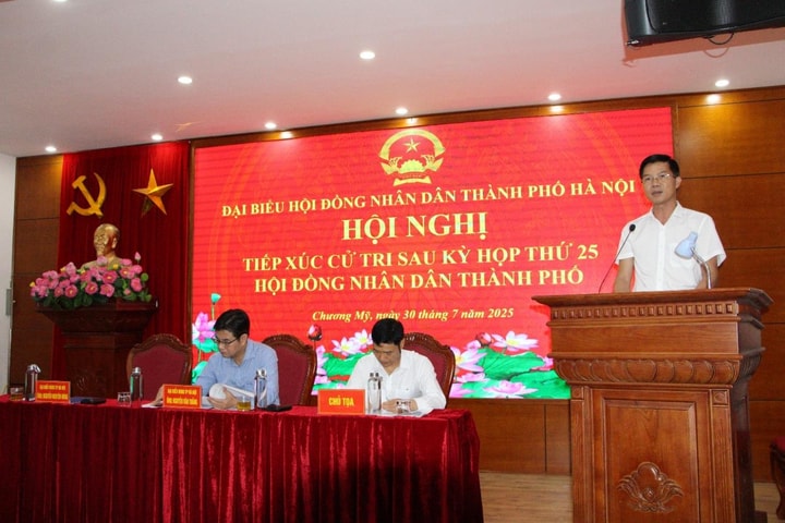Cử tri Chương Mỹ kiến nghị nhiều vấn đề dân sinh bức xúc