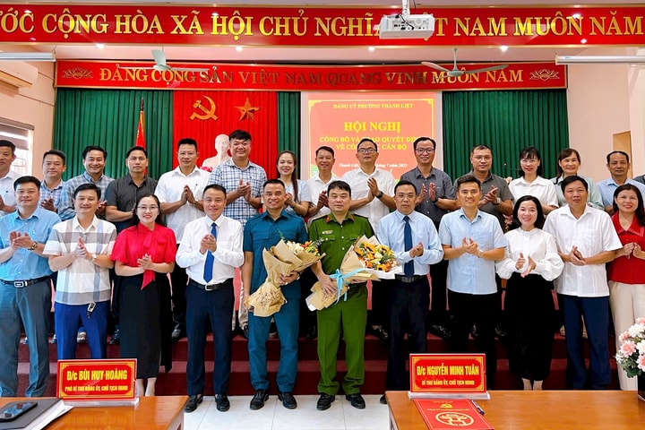 Phường Thanh Liệt công bố Quyết định chỉ định Ủy viên Ban Chấp hành, Ủy viên Ban Thường vụ Đảng ủy