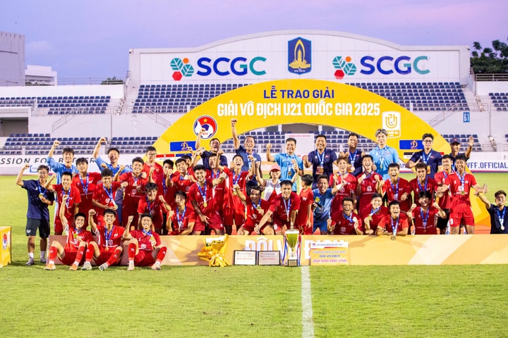 U21 PVF vô địch giải bóng đá U21 Quốc gia 2025