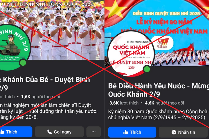 Hà Nội: Cảnh báo lừa đảo đăng ký tham gia “duyệt binh nhí”