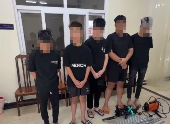 Kịp thời ngăn chặn nhóm thiếu niên tự chế hung khí giải quyết mâu thuẫn