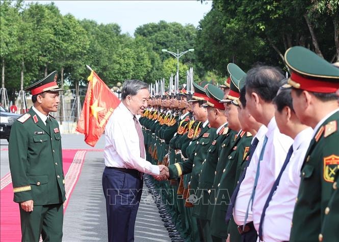 Tổng Bí thư Tô Lâm: Xây dựng Quân đoàn 12 là lực lượng cơ động chiến lược của Quân đội