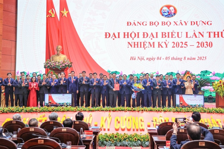Tổ chức thành công Đại hội Đảng bộ Bộ Xây dựng lần thứ I, nhiệm kỳ 2025 - 2030: Tạo đột phá về kết cấu hạ tầng