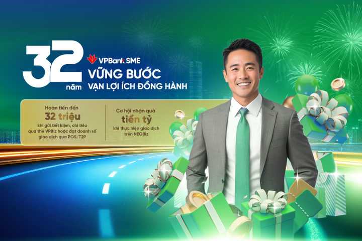 Doanh nghiệp giao dịch thả ga - ưu đãi ngập tràn cùng VPBankSME