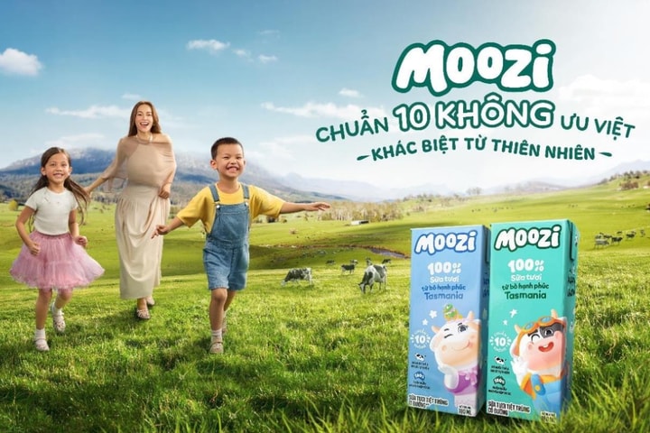 Ra mắt sữa tươi Moozi đạt “chuẩn 10 không”