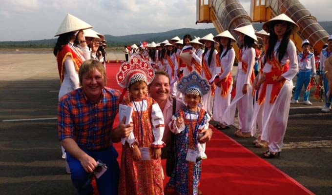 Khách du lịch Nga đến Việt Nam tăng cao