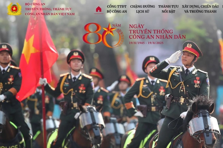 Ra mắt Trang truyền thống, thành tựu Công an nhân dân Việt Nam