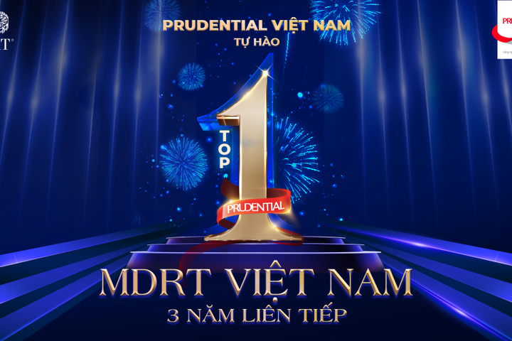 Prudential 3 năm liên tiếp dẫn đầu số lượng MDRT tại Việt Nam