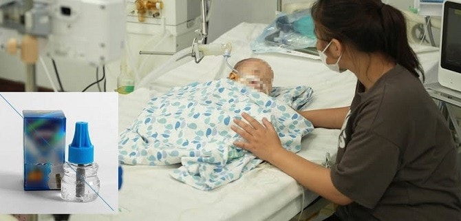 Uống phải tinh dầu đuổi muỗi, bé trai suy hô hấp nguy kịch
