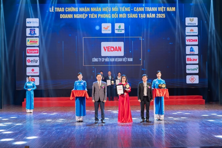 Vedan Việt Nam lần thứ 10 liên tiếp được vinh danh “Nhãn hiệu nổi tiếng Việt Nam” Khẳng định uy tín thương hiệu hơn ba thập kỷ cùng người tiêu dùng Việt