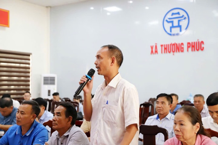 Xã Thượng Phúc triển khai chủ trương thực hiện dự án đường sắt tốc độ cao trên trục Bắc – Nam