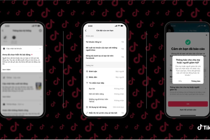 TikTok cập nhật tính năng hỗ trợ phụ huynh đồng hành với con