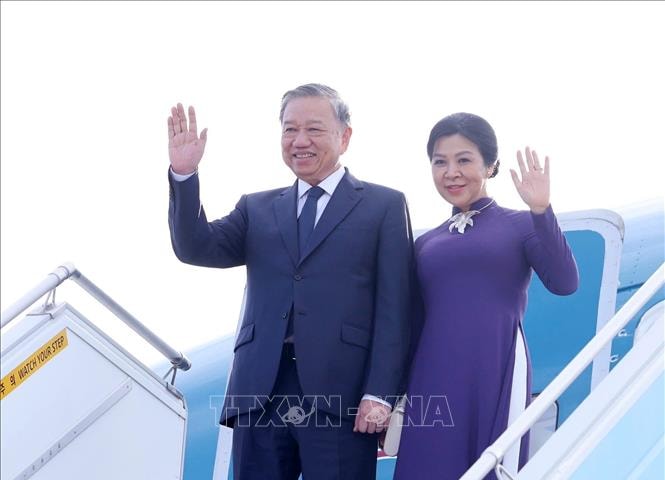 Tổng Bí thư Tô Lâm và Phu nhân kết thúc tốt đẹp chuyến thăm cấp Nhà nước tới Hàn Quốc