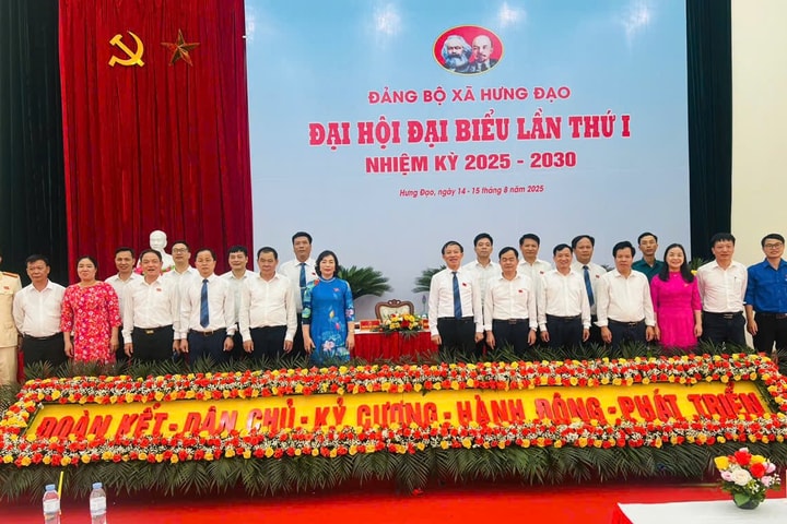 189 đại biểu dự Đại hội đại biểu Đảng bộ xã Hưng Đạo lần thứ I