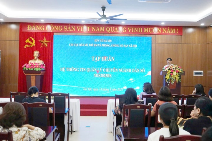 Hà Nội Tập huấn Hệ thông tin quản lý chuyên ngành Dân số