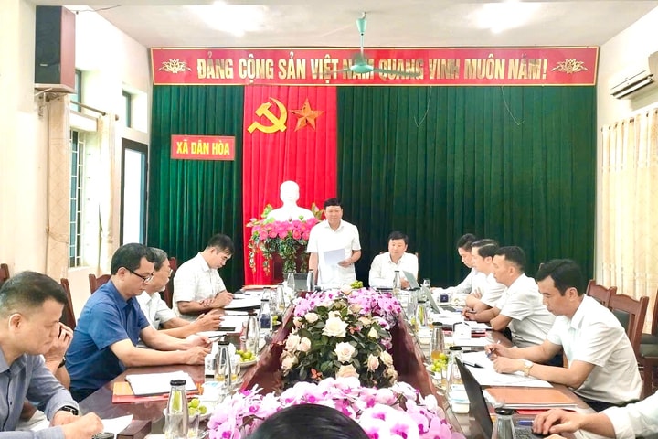 Giám sát vận hành mô hình chính quyền địa phương 2 cấp tại xã Dân Hòa