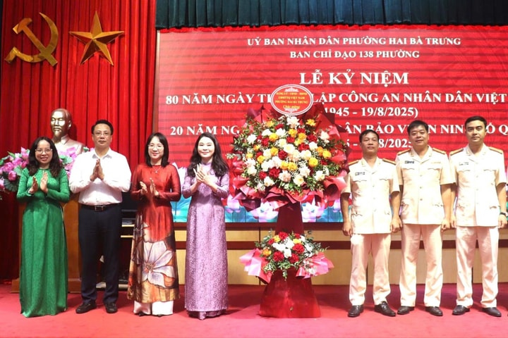 Phường Hai Bà Trưng kỷ niệm 80 năm Ngày truyền thống Công an nhân dân Việt Nam