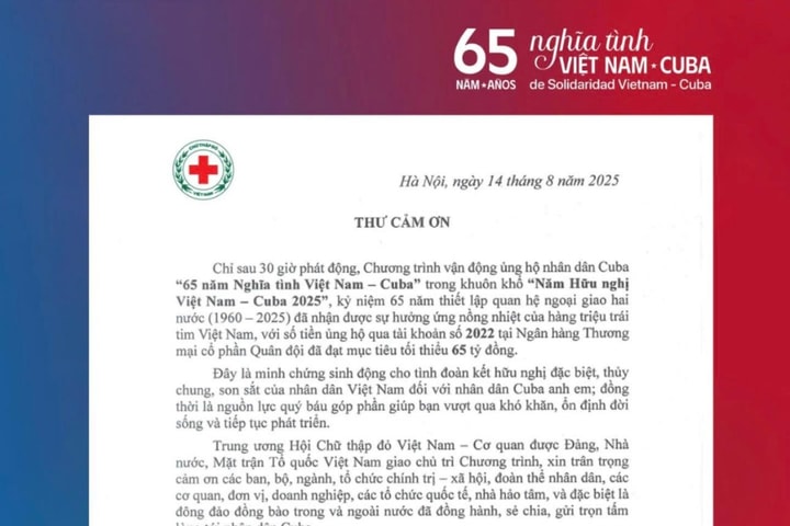 Sớm đạt mục tiêu vận động tối thiểu 65 tỷ đồng chỉ sau 30 giờ phát động